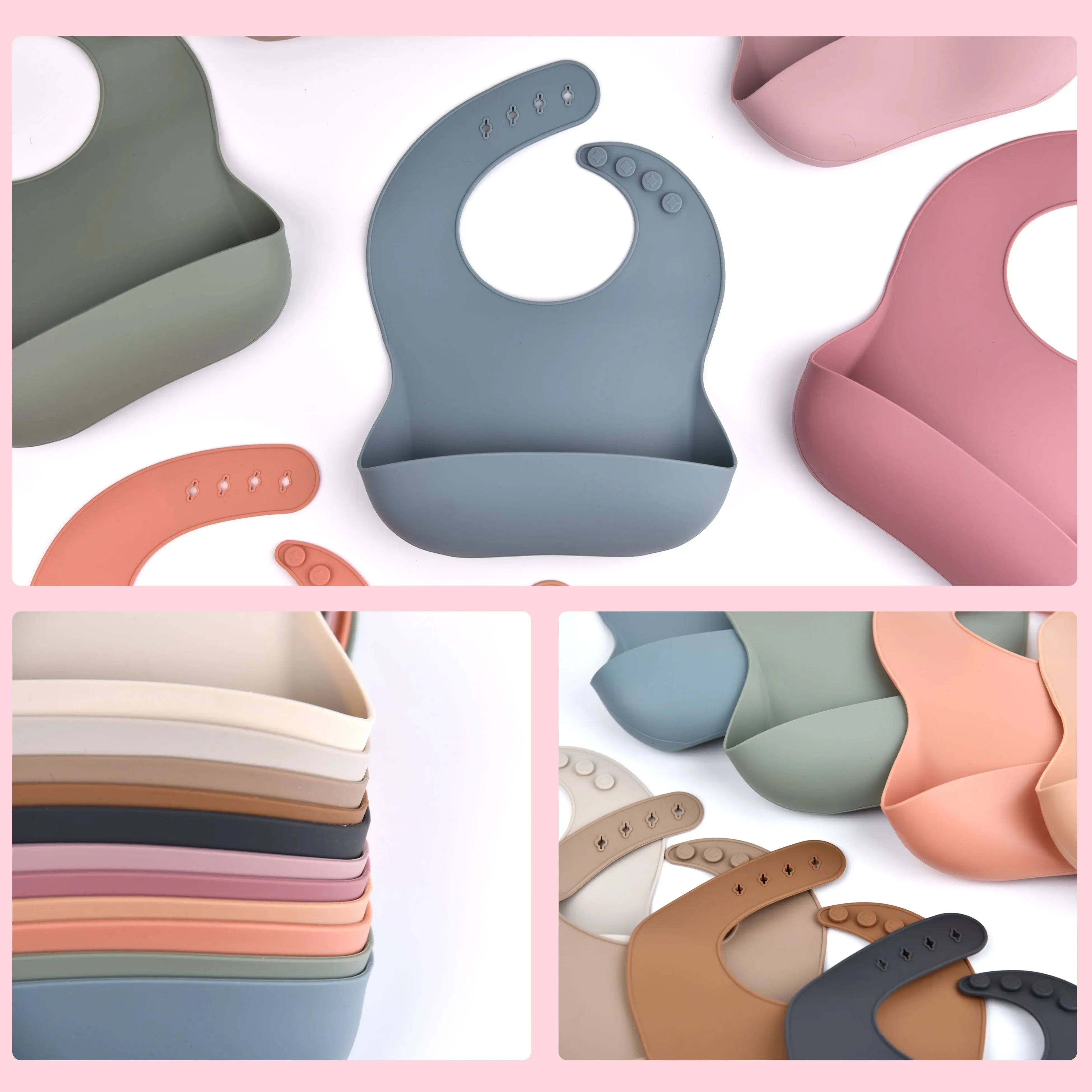 Bavoir souple en silicone